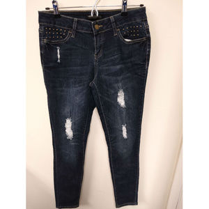 Twenty One Women's Slim Skinny Black Jeans Size 28